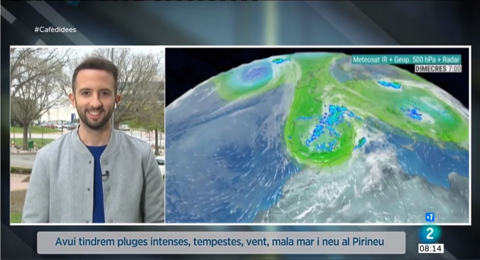 El Temps (19/04/2022) - Les precipitacions seran intenses a la costa, abundants a les Terres de l'Ebre. Per Sant Jordi podria, els ruixats ens podrien tornar a visitar
