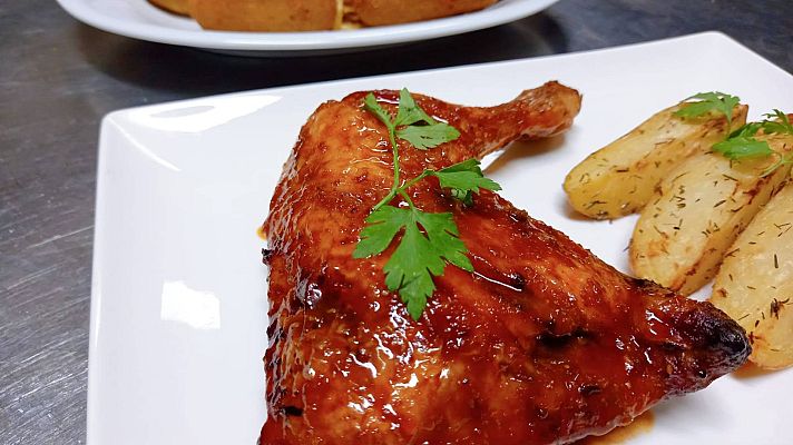 España Directo - Receta de pollo asado al estilo chaparral