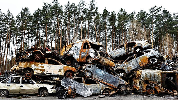 Telediario 1 - Irpín, símbolo de la resistencia contra Rusia