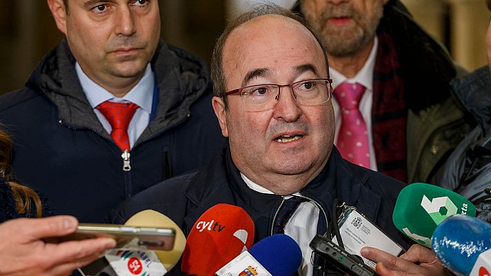 Telediario 1 - Iceta: "¿Por qué una competición española se celebra fuera?"