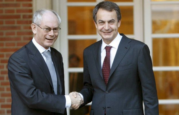  - Zapatero y Van Rompuy se reunen