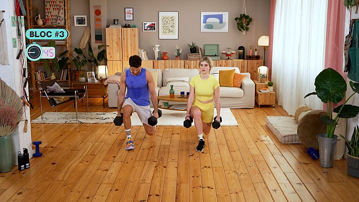 FitMés - Cesc Escolà i Samantha Gilabert fan un circuit de full body