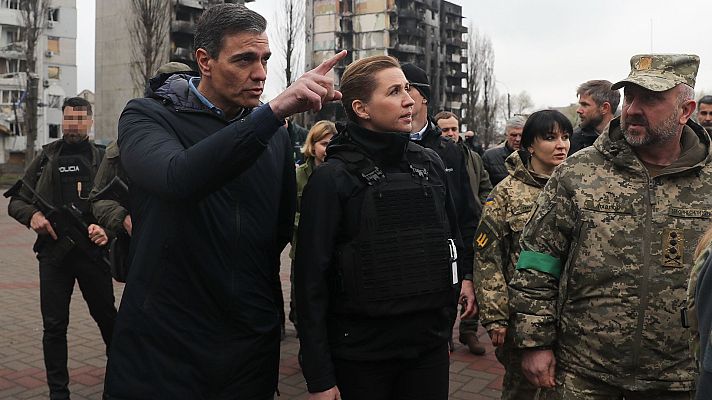 Informativo 24h - Sánchez visita Borodianka antes de reunirse con Zelenski en Kiev