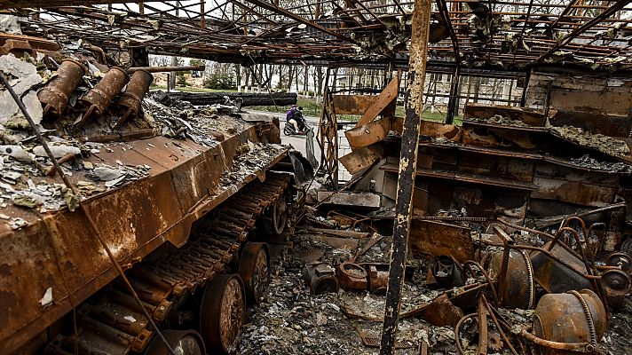 Telediario 1 - Borodyanka, la ciudad reducida que resume la guerra de Putin