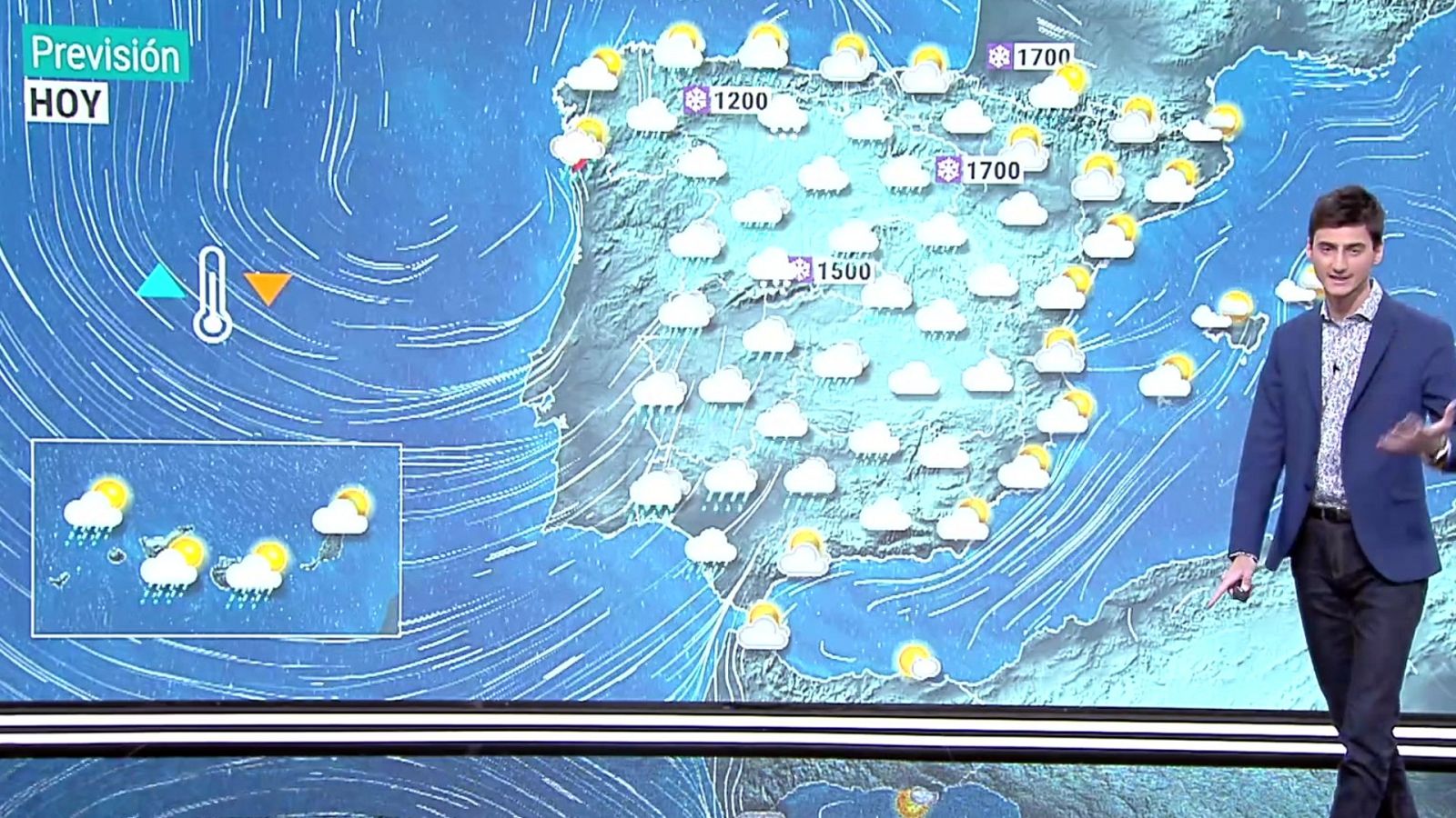 Precipitaciones generalizadas en la mayor parte de la Península