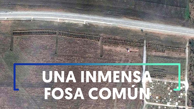 Ucrania acusa a Rusia de esconder 9.000 cadáveres en una fosa común cerca de Mariúpol