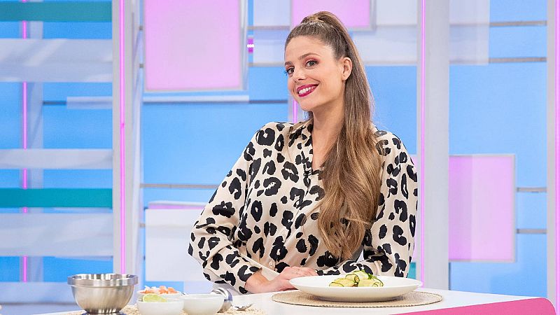 Receta de raviolis de calabacín rellenos de pollo con guacamole