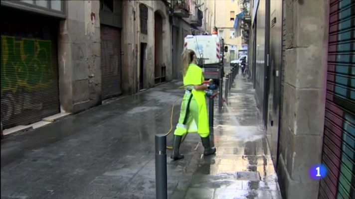 L'Informatiu - Barcelona es prepara per una setmana molt complicada per la vaga del servei de neteja
