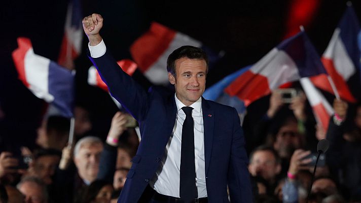 Especiales informativos - Macron vence a Le Pen y revalida la Presidencia de Francia
