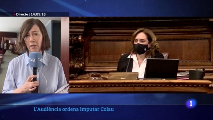 L'Informatiu - L'Audiència ordena imputar l'alcaldessa Ada Colau per prevaricació i coacció