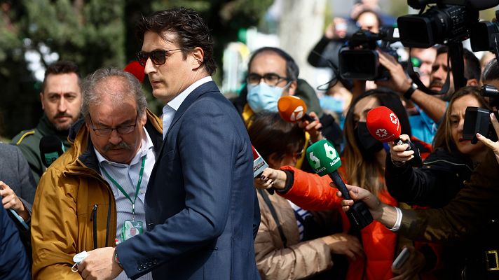 Telediario 1 - Medina y Luceño declaran ante el juez por la presunta estafa en la compra de mascarillas para el Ayuntamiento de Madrid