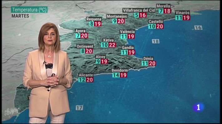 L'informatiu - Comunitat Valenciana - El tiempo en la Comunitat Valenciana - 25/04/22