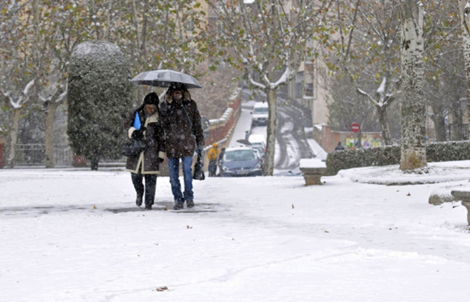 León, Palencia y Burgos  están  en alerta por riesgo importante de nevadas