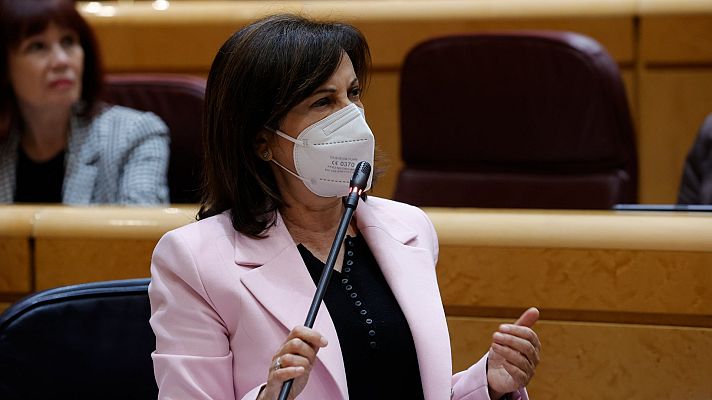 La tarde en 24h - Robles niega las acusaciones de espionaje "sin fundamento" y defiende la labor del CNI: "Cumplen con la legalidad"