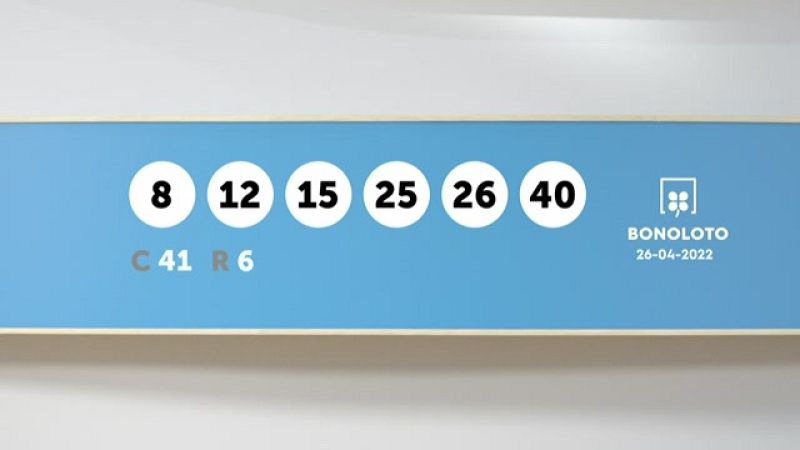 Sorteo de la Lotería Bonoloto y Euromillones del 26/04/2022 - Ver ahora