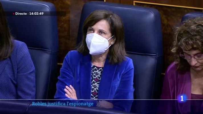 L'Informatiu - La ministra de Defensa justifica l'espionatge als independentistes