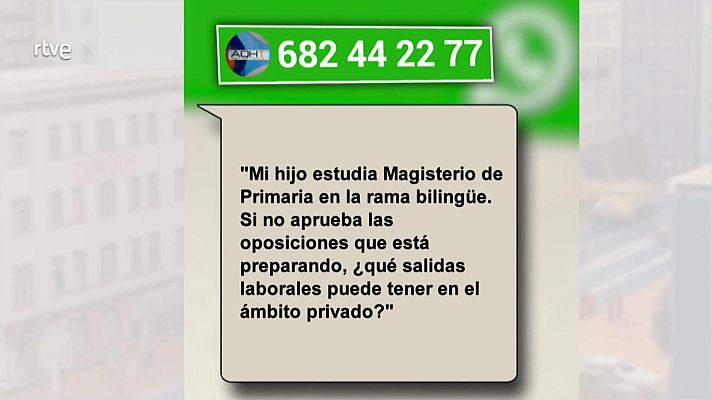 Aquí hay trabajo - Salidas profesionales para un maestro