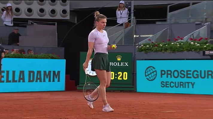 Tenis - WTA Mutua Madrid Open 2022: S. Halep - S. Zhang