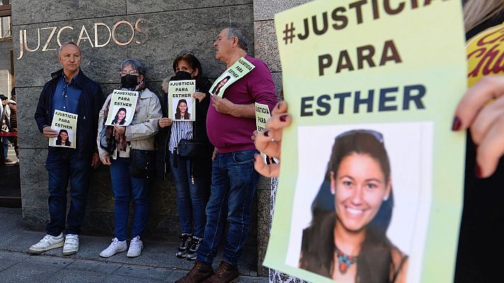 Telediario 1 - El principal sospechoso de la muerte de Esther López mantiene su inocencia y no aclara las contradicciones en su declaración