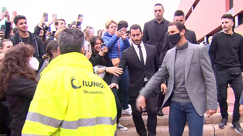 Rafa desata la Nadalman�a en Madrid -- Ver ahora