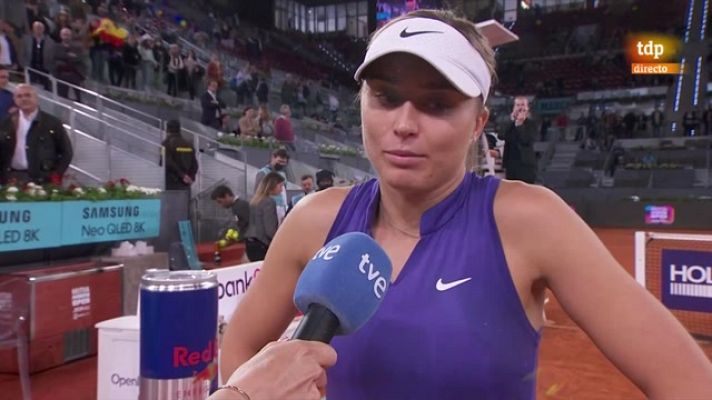 Tenis - Mutua Madrid Open 2022 | Paula Badosa: "Contra Halep será una final"