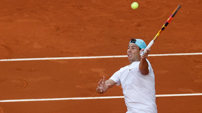 Rafa Nadal entrena duro en Madrid para preparar su regreso a la competición -- Ver ahora
