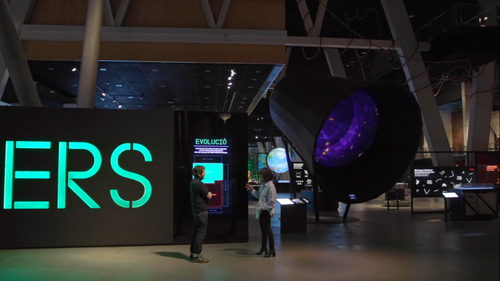 Helvètica - La sala permanent del Cosmocaixa