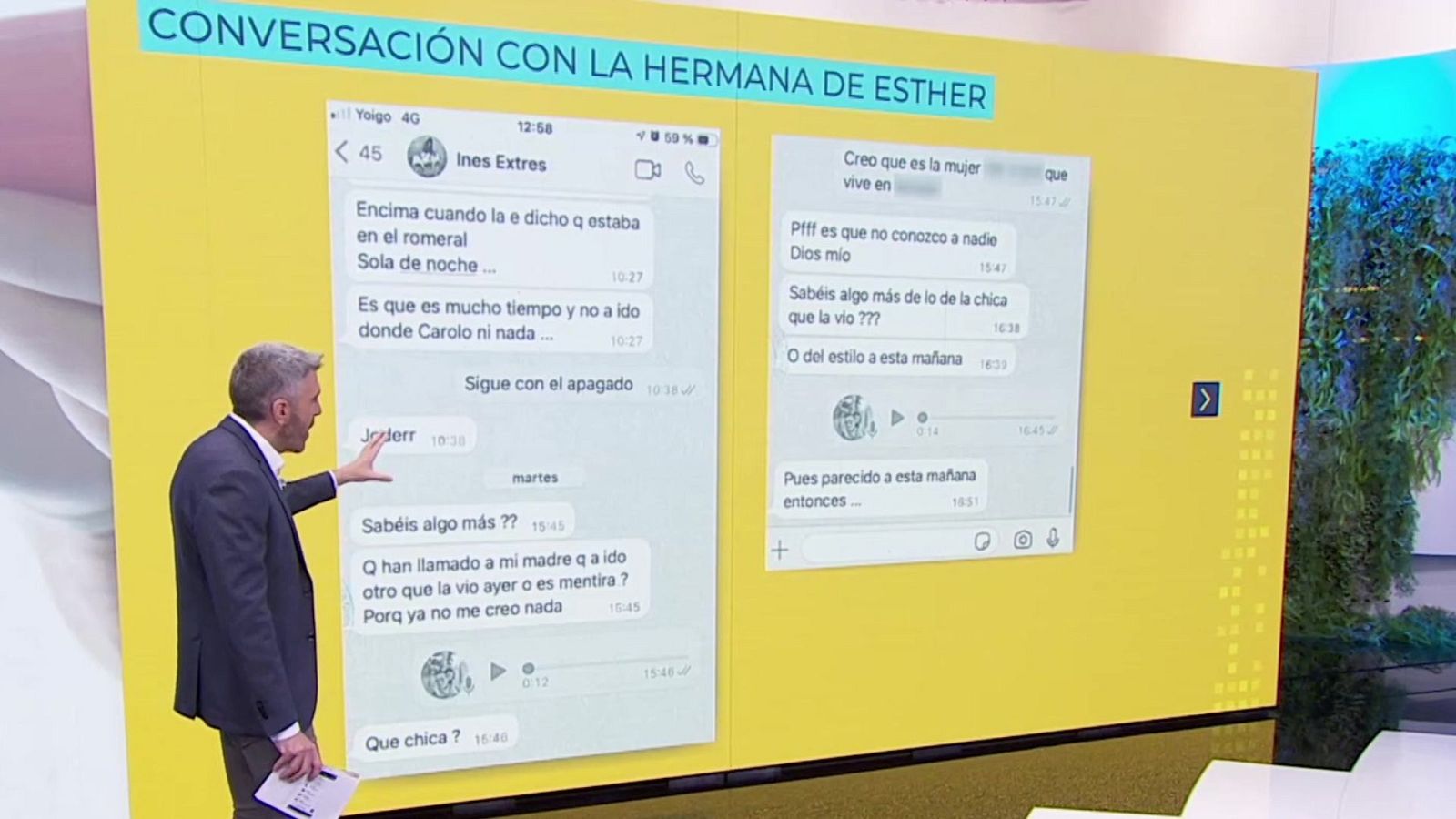 Los mensajes de WhatsApp de Óscar, el principal sospechoso de la muerte de Esther López - Ver ahora