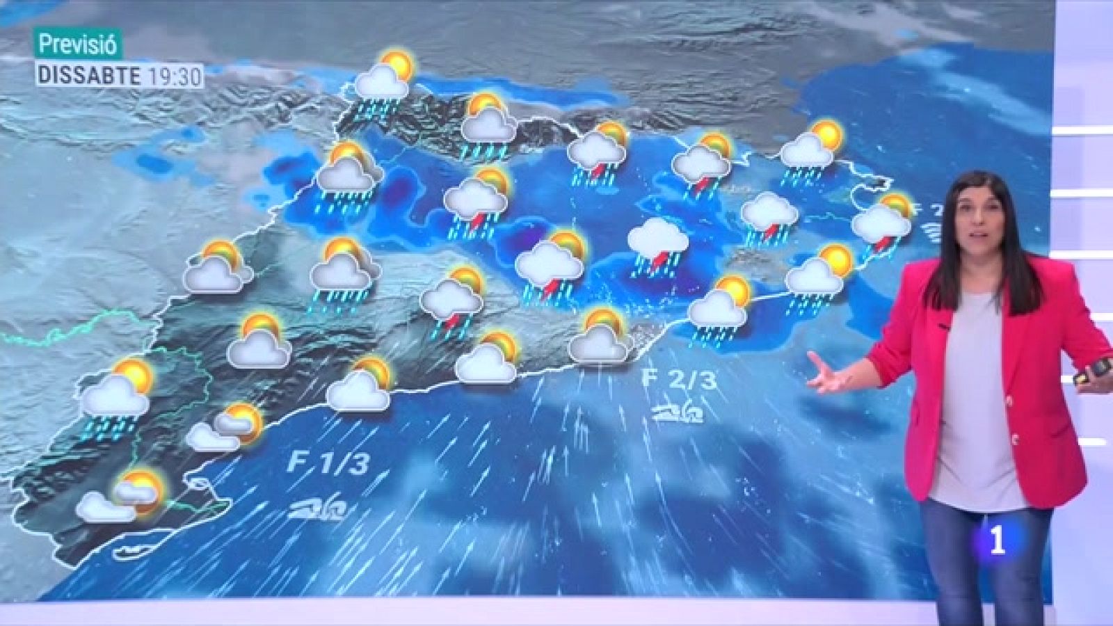 El Temps (29/04/2022) - Sol i caloreta però també nuvolades, ruixats i tempestes