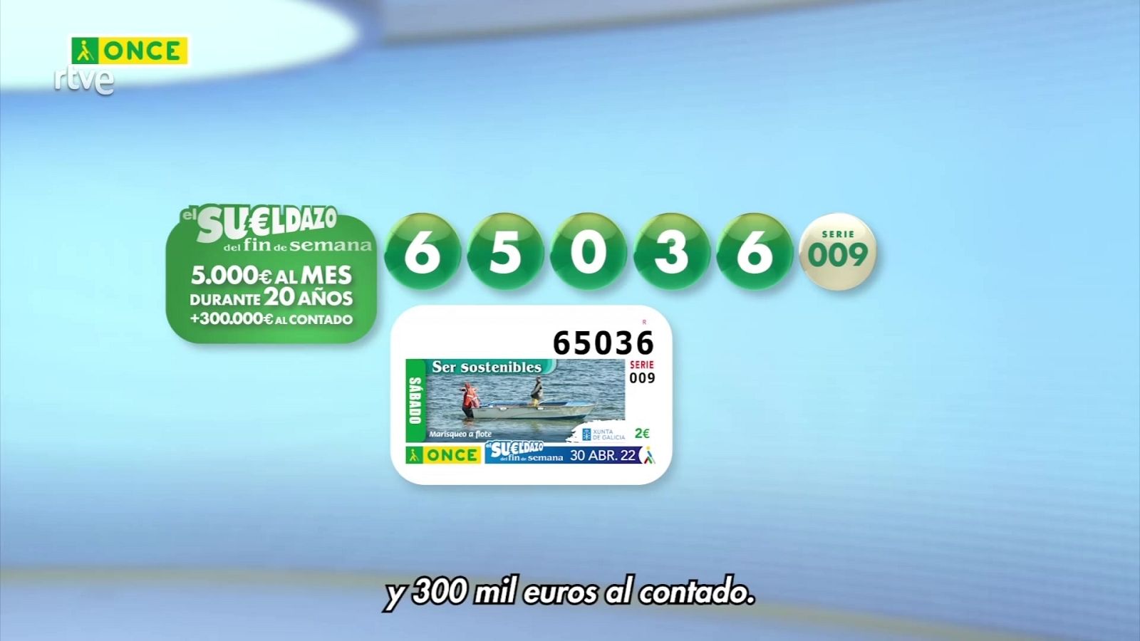 Sorteo ONCE - 30/04/22 - ver ahora