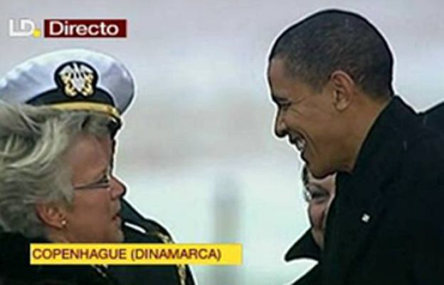  - Obama llega a Copenhague