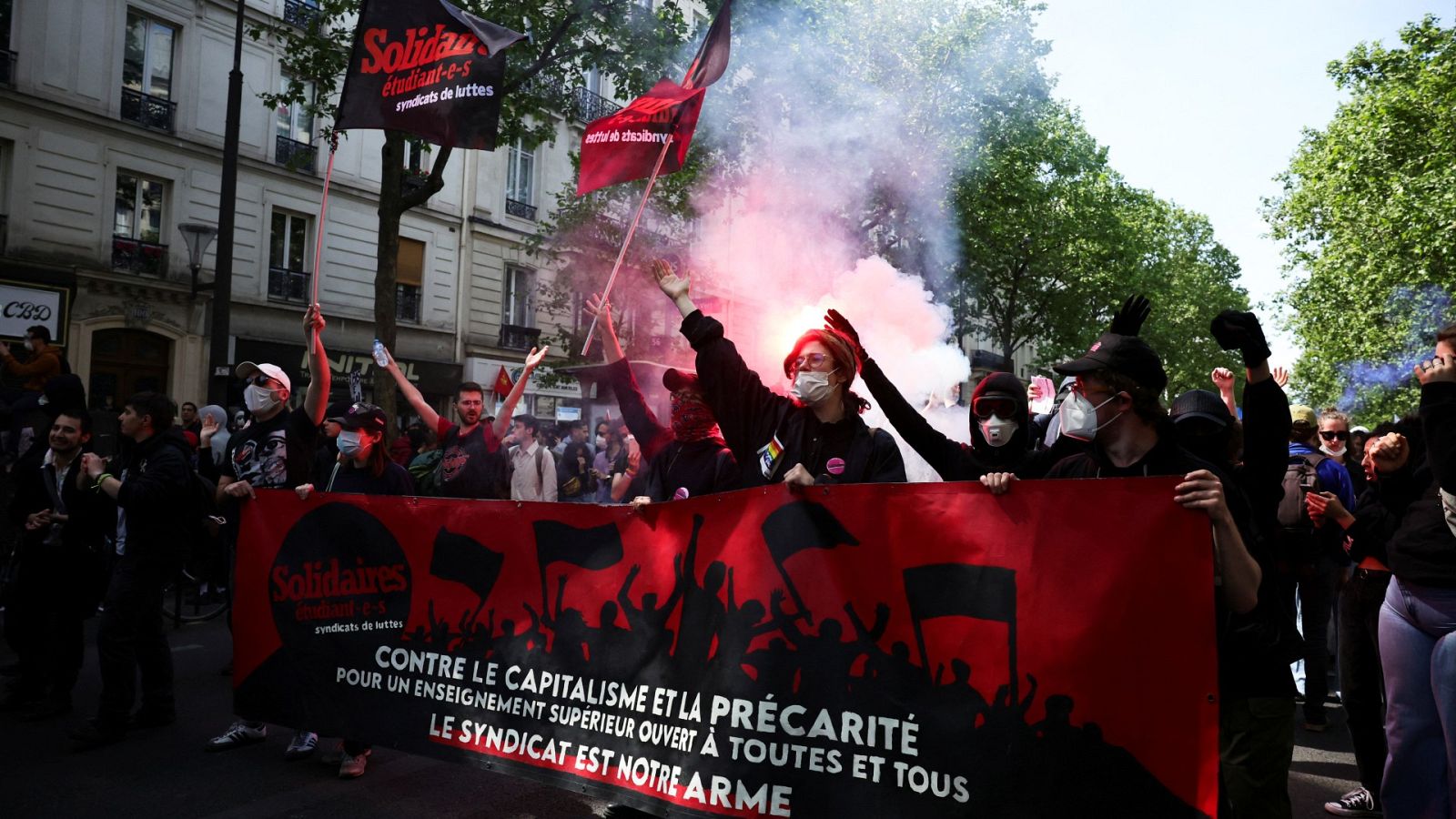 1 de mayo marcado por los incidentes en París y las detenciones en Turquía