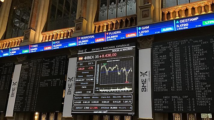 Telediario 2 - Un error humano en Nueva York ha causado drásticas caídas en las bolsas europeas