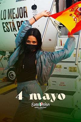 Eurovisión - Chanel llega a Turín con ganas y mucha ilusión