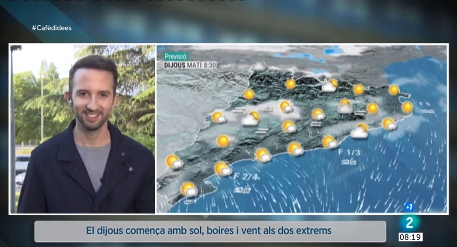 El Temps (05/05/2022) - Al litoral i prelitoral central i a la cara nord del Pirineu tindrem alguns ruixats, farà vent als dos extrems i tindrem sol a la resta