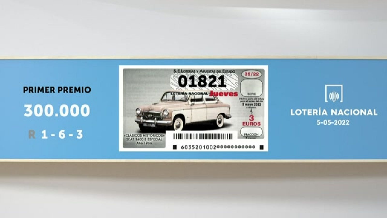 Sorteo de la Lotería Nacional del 05/05/2022 - Ver ahora