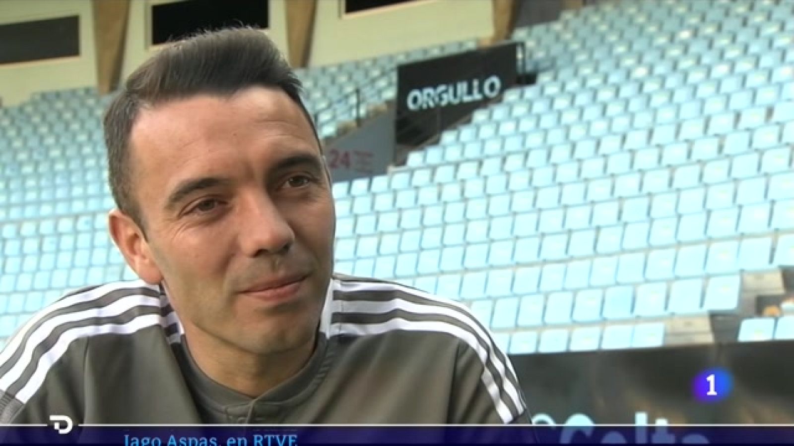 Iago Aspas, en RTVE: "No es fácil para la plantilla la situación de Santi Mina"