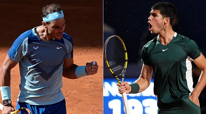 Telediario Matinal - Nadal y Alcaraz pugnan por una plaza de semis en el Mutua Madrid Open