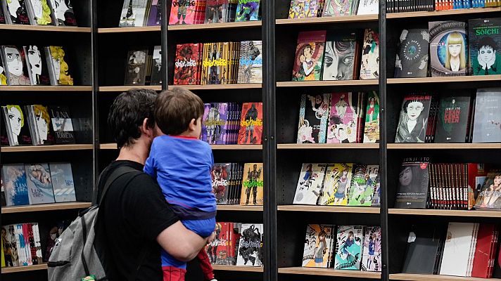 Telediario 1 - Vuelve el público presencial al Comic Barcelona tras dos años de parón