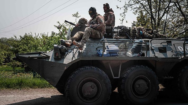 Telediario 1 - Ucrania asegura haber contratacado en la zona de Járkov