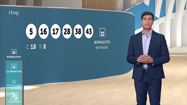 Loterías - Sorteo de la Bonoloto y Euromillones del 06/05/22