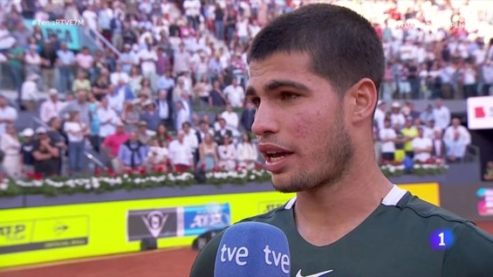 Tenis - Mutua Madrid Open 2022 | Alcaraz: "Como decía mi abuelo, cabeza, corazón y cojones"