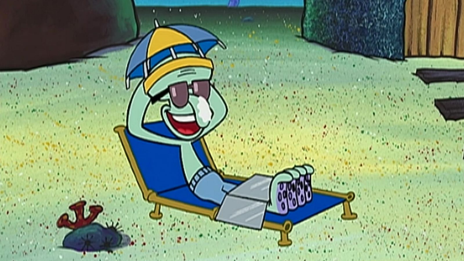 El día libre de Calamardo - Bob Esponja | Ver