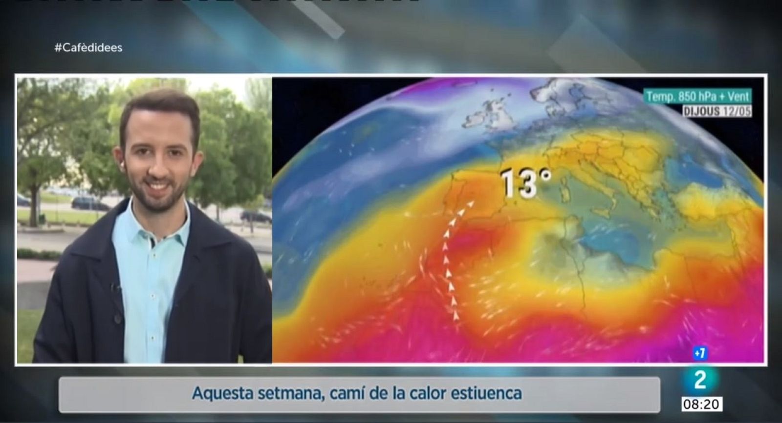 El Temps (09/05/2022) - La calor s'accentuarà els pròxims dies i a finals de setmana se superaran els 30/32 ºC a Ponent i en algunes fondelades de l'interior