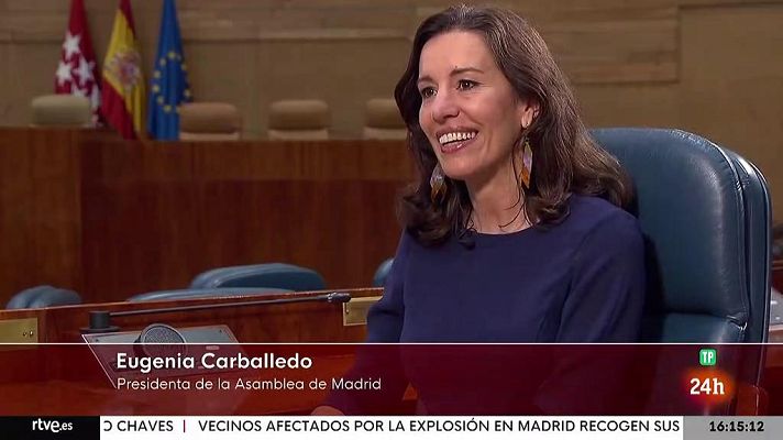 Parlamento - Eugenia Carballedo, presidenta de la Asamblea de Madrid
