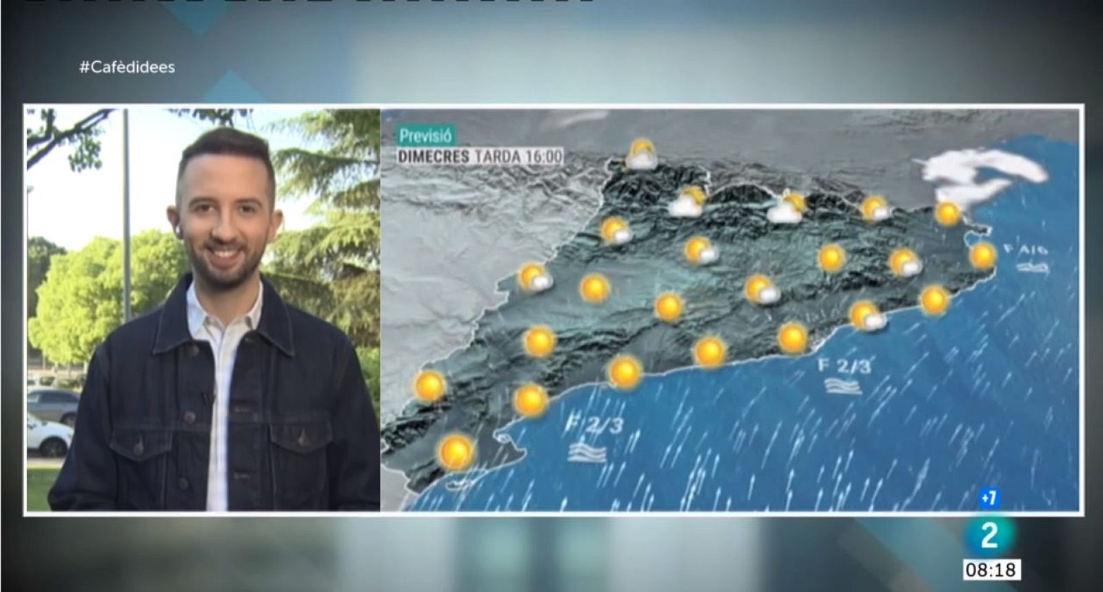 El Temps (11/05/2022) - Les temperatures tornaran a enfilar-se fins els 26 a 31 ºC, excepte a la costa on quedaran més frenades per culpa del vent del sud, més humit