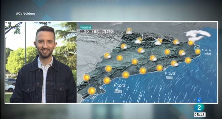 El temps - Dimecres de sol i més caloreta