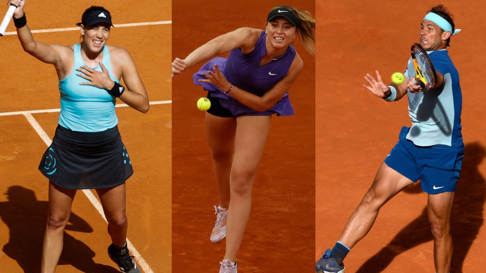 Nadal, Badosa y Muguruza debutan en el Masters 1000 de Roma | Ver