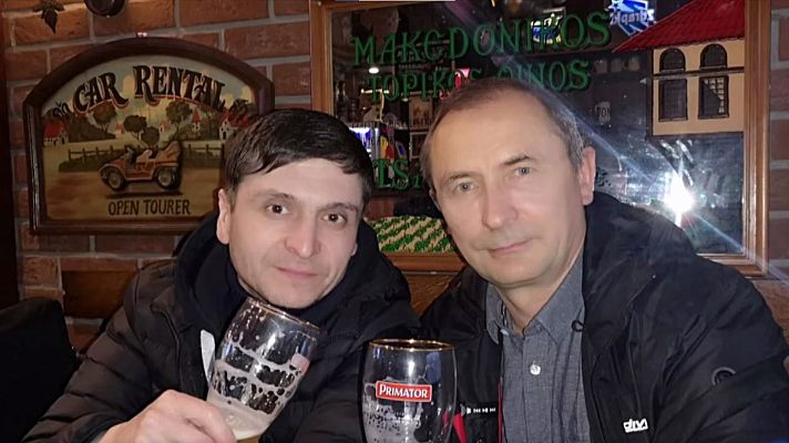 Telediario 2 - La historia del doble de Zelenski y cómo salió de Ucrania