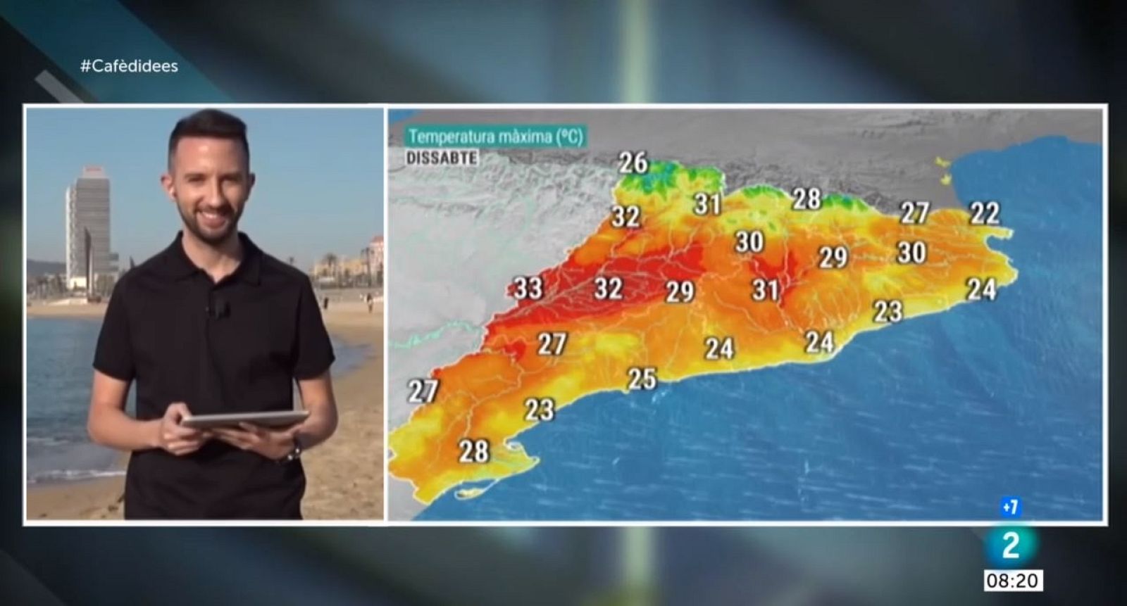 El Temps (12/05/2022) - Les temperatures s'enfilaran fins els 27/33 ºC aquest cap de setmana, però la setmana que ve es podrien superar els 35 ºC